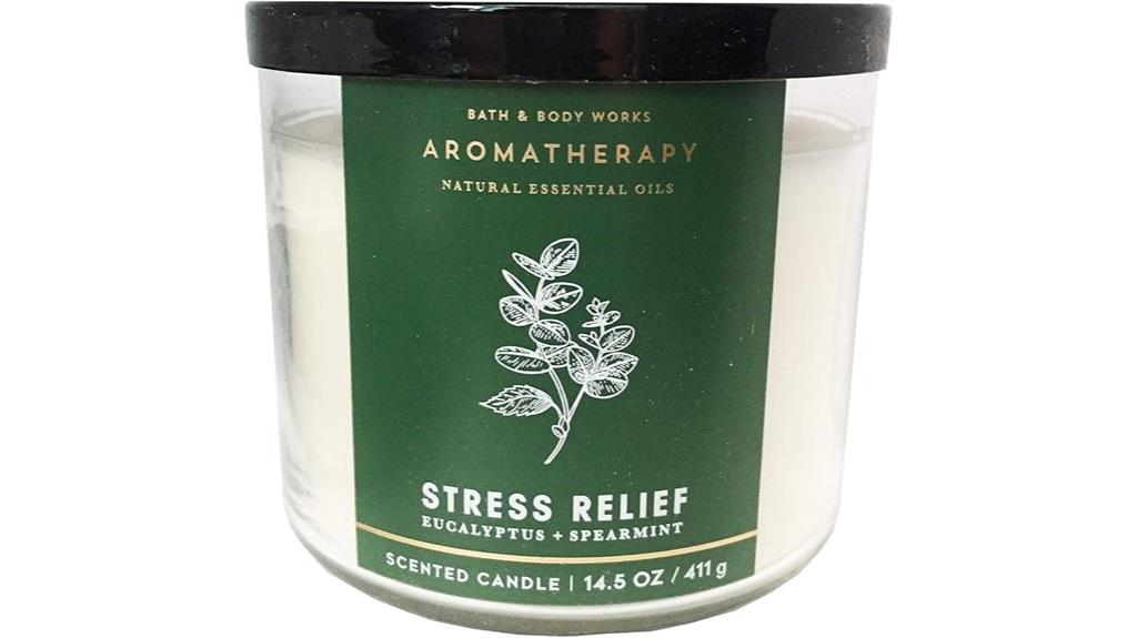 aromatherapy stress relief candle