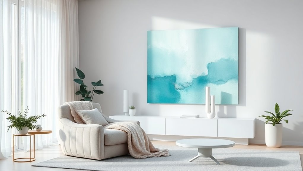 calm focal point design