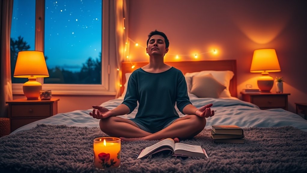 create calming bedtime habits