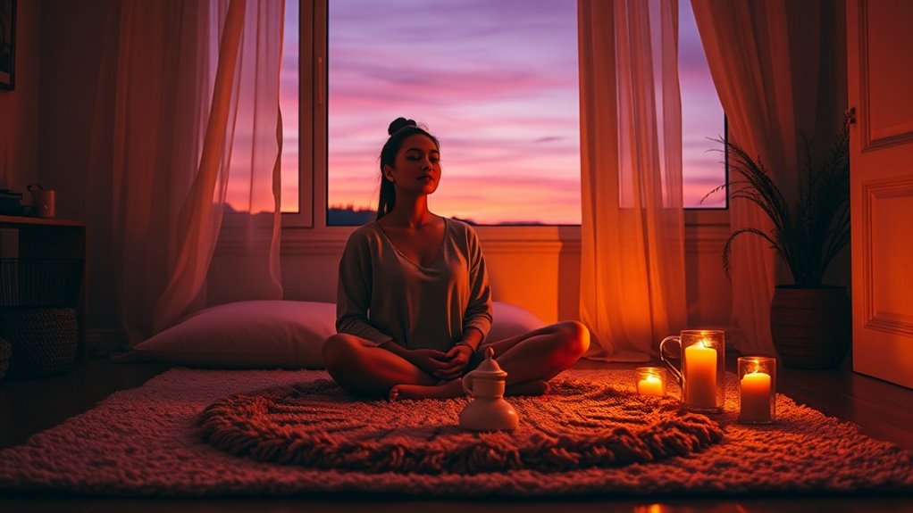 deep breathing calms nerves