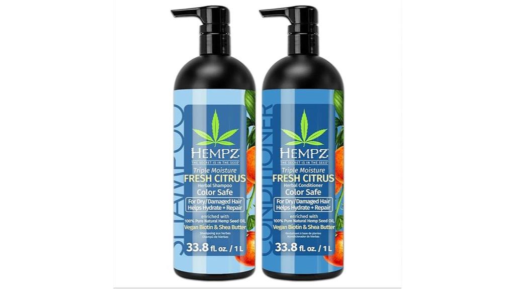 grapefruit peach hair set