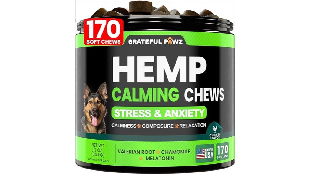 hemp calming chews for dogs