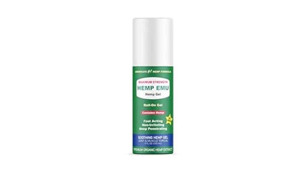 hemp emu muscle gel