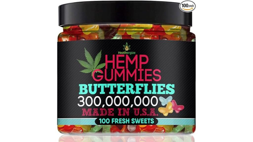 hemp gummies edible count