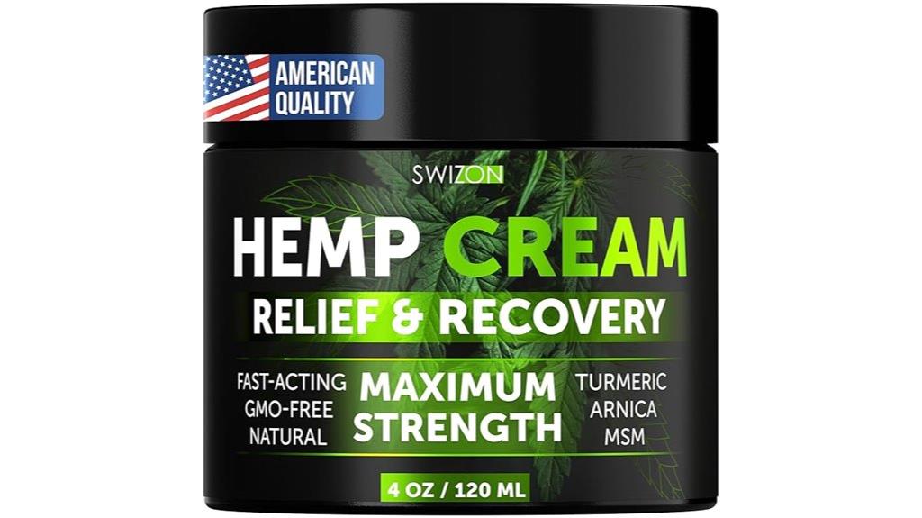 hemp muscle joint cream