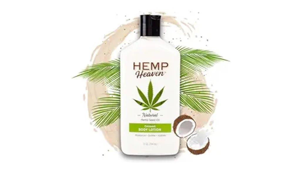 hemp seed coconut lotion