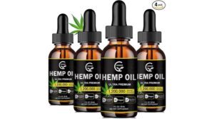 4-Pack) High Potency Hemp Oil Review