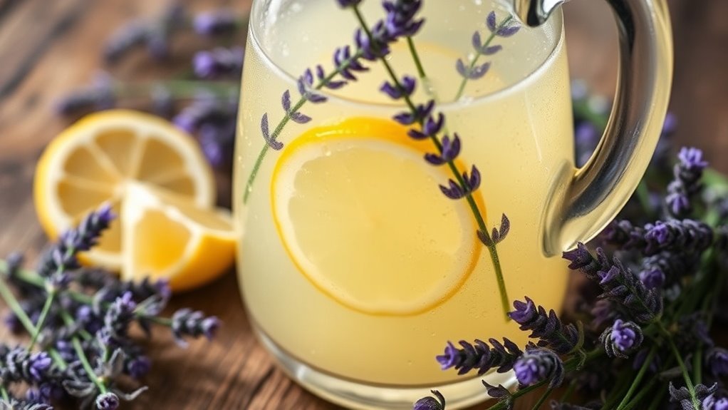 lavender lemonade promotes relaxation