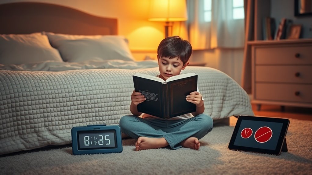 limit screen time before bed