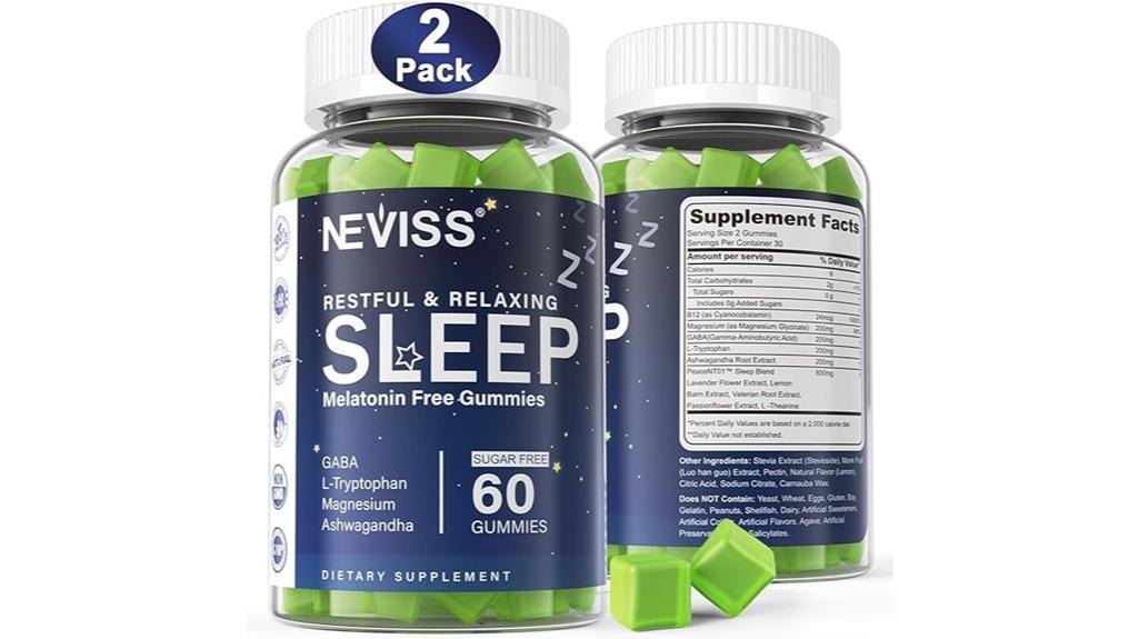 melatonin free sleep gummies