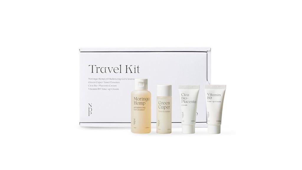 mini skincare travel kit