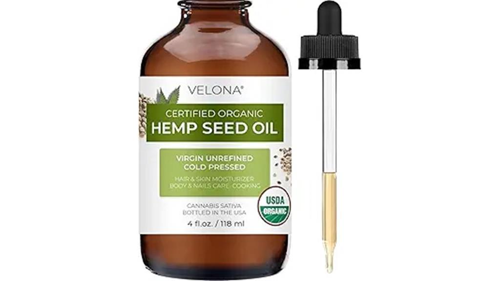 organic hemp seed oil