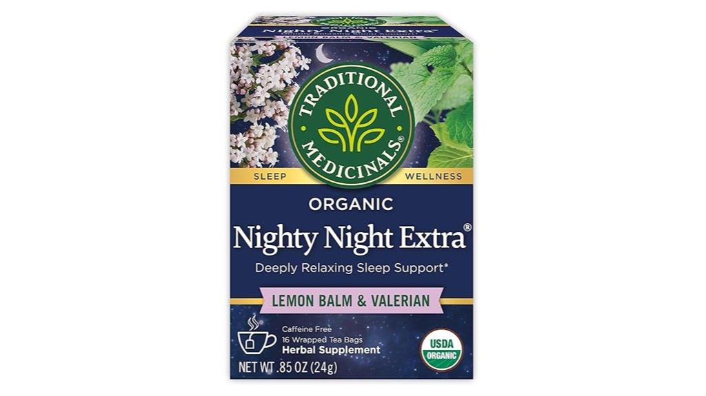 organic herbal night tea