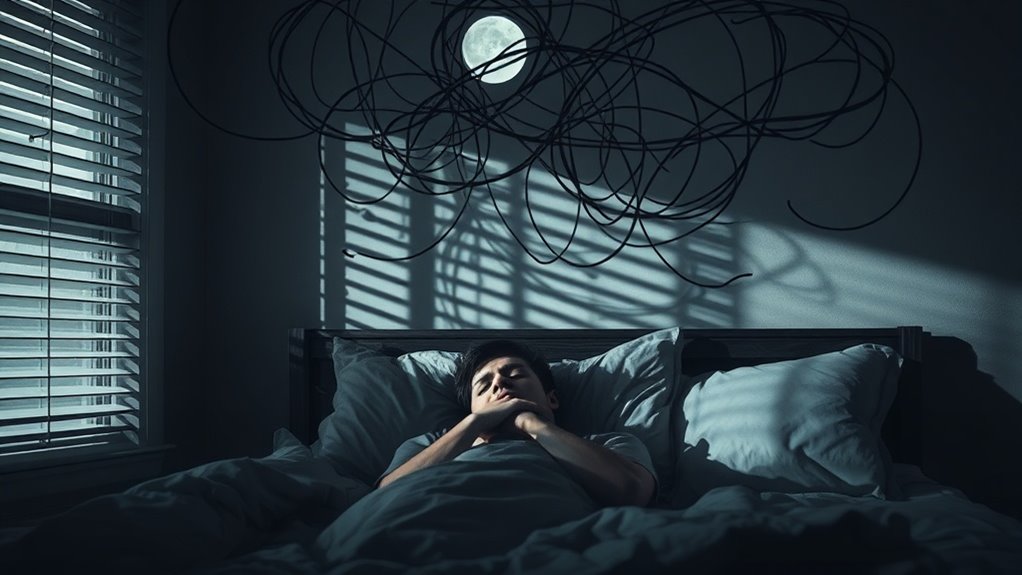overthinking disrupts sleep cycle