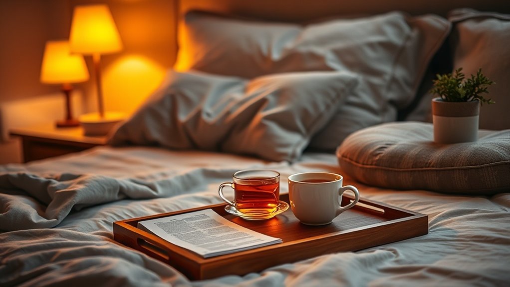 relaxing evening bedtime routine