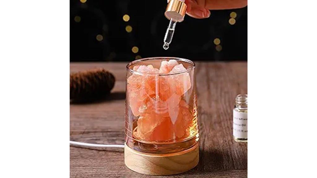 salt stone diffuser with lavender